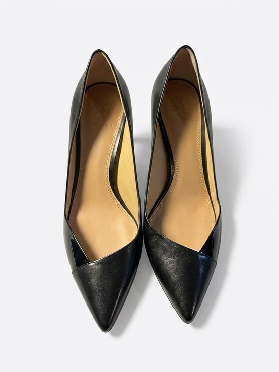 Tory Burch Shoes - Classic Tory Burch Leather Black Pointed Toe Heels